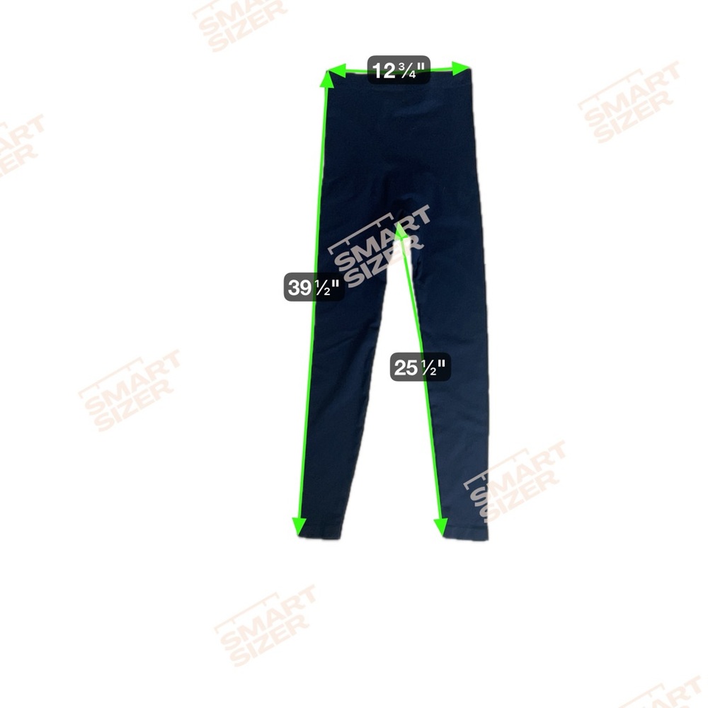 Black Shaping High Waist Cinching Compression Leggings Full-Length Stretchy Fit - Picture 3 of 4
